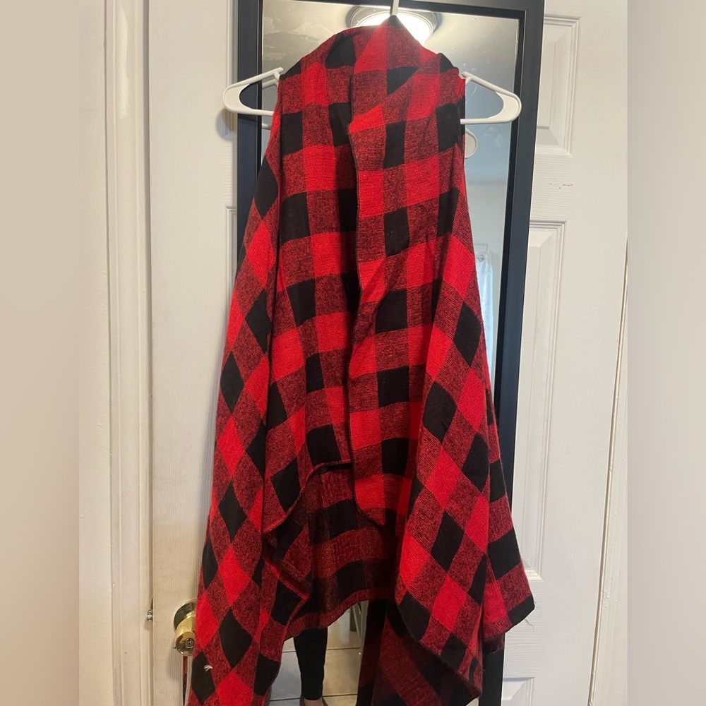 Plaid wrap